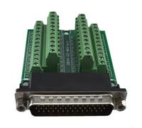 DB44-G2 Adaptateur de connexion sur bloc de bornes PCB, boîtier robuste pour montage sur panneau, compact 78 x 53 mm, vert, raccord à vis pour un transfert sûr du signal dans les applications