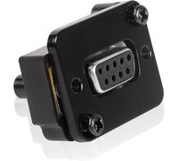 Db9 Connecteur À Montage Sur Panneau 9 Broches Rs232 Femelle Vers Femelle Pour Communication, Réseau, Vidéo[GBP6275209]
