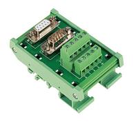 DB9-MG6 Module de rail DIN DB9, Module d’interface de montage sur rail DIN DB9 Carte de dérivation pour connecteur mâle/femelle et du bornier