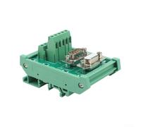DB9 MG6 Module d'interface de montage sur rail DIN avec boîte de jonction et têtes de connecteur droites