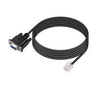 DB9 to RJ11 DB9 Pin Female to RJ11/RJ12 6P6C Phone Crystal Connector RS232 Adapter Debugging Cable for APC,UPS,Phone,Industrial Control,Computer etc.