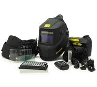 dba_ESAB Savage A40 + PAPR Air Casque de soudage professionnel automatique 1/1/2, Noir