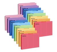 DBAILY Lot de 16 porte-documents A4 modernes en panneau de particules A4 8 couleurs