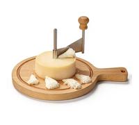 DBAILY Trancheuse à fromage, coupe fromage rond, recourbe-fromage pour tête de moine fromage et chocolat, pour desserts gourmets et plateaux de fête, présentation de dessert - Bois