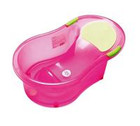 dBb Remond Baignoire bébé 0 à 6 mois Transat intégré Bouchon vidange Coloris Rose