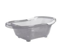 dBb Remond Baignoire bébé 4 mois à 3 ans Trou et bouchon vidange Coloris Grise pailletée