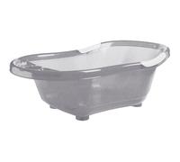 dBb Remond Baignoire Rigide avec Bouchon de Vidange Grise Pailletée Translucide