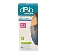 dBb Remond Biberon en polypropylène Tétine caoutchouc de 0 à 6 mois Coloris Caramel 120 ml