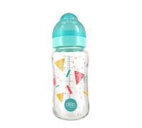 dBb Remond Biberon Large Ouverture 240 ml en Verre - Fabrication Française - Mint
