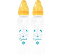 dBb Remond - Biberon Régul’Air - Polypropylène - Tétine Anti-Colique, Silicone 3 Débits Variables - 2ème Âge 4 mois + - Résistant Chaleur - Sans BPA - Fabrication Française - Jaune Moutarde - 360 ml