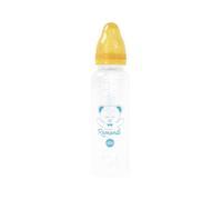 dBb Remond - Biberon Régul’Air - Polypropylène - Tétine Anti-Colique, Silicone 3 Débits Variables - 2ème Âge 4 mois + - Résistant Chaleur - Sans BPA - Fabrication Française - Jaune Moutarde - 360 ml