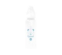dBb Remond - Biberon Régul’Air - Polypropylène - Tétine Anti-Colique, Silicone 3 Débits Variables - 2ème Âge 4 mois + - Résistant à la Chaleur - Sans BPA - Fabrication Française - Blanc - 360 ml