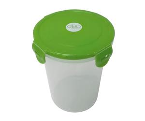dBb Remond Boîte de Conservation Aliments Bébé 1,2L - Pot Conservation avec Couvercle Hermétique - Plastique Sans BPA - Récipient Repas de Bébé, Purées & Compotes -Congélateur, Réfrigérateur - Vert