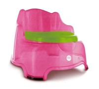 dBb Remond Fauteuil Pot Bébé 3en1 Fauteuil Pot et Marchepied Coloris Rose pailleté