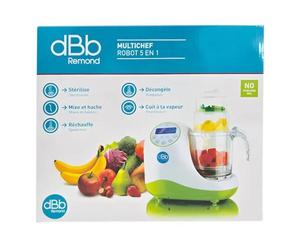 dBb Remond Multichef Robot cuiseur Bébé Robot Culinaire Multifonctions 5en1