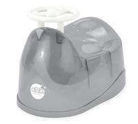 dBb Remond Pot Bébé - Toilettes Apprentissage de la Propreté Enfant - Pot Toilette Bébé - Toilette Portable Enfant - H23 x L34 x l25 cm - Gris translucide