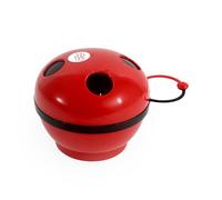 dBb Remond Range-Sucette "Cocci" Rouge & Noir - Boîte à Sucettes Bébé - Jusqu’à 8 Sucettes & 4 dans le Couvercle - Stérilisation Micro-ondes avec Eau Passe au Lave-Vaisselle - Accessoire Puériculture