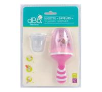 dBb Remond Sucette Saveurs Grignoteuse 2 Tétines en Silicone Coloris Rose
