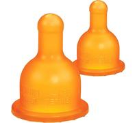 dBb Remond Super Tétine 2ème Âge 4 Mois+ Anti Aérophagique en Caoutchouc Naturel, Régulateurs d’Air limitent les Coliques, Débit Constant, Spéciale pour Liquides Épais Fabriquée en France, 2 Tétines