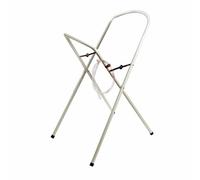 dBb Remond Support pliable pour Baignoire Bébé 4 mois et + - Pieds de Baignoire Bébé - Support Baignoire Bébé avec Pieds antidérapants - Métal rilsanisé blanc - Tuyau de vidange - H100 x L72 x l47 cm