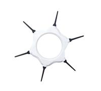 DBB Shuriken Darts - Star Ninja pour jouer sur votre cible avec pointe en plastique (blanc)
