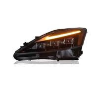 DBBPVPLFC Phare Avant Gauche Phares voiture à 3 lentilles pour Lexus IS IS250 IS300 2006-2012, phares à LED, feux jour à signalisation dynamique, ensemble feux avant Feux Avants