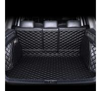 DBCFL EntièRement Entouré Tapis De Coffre Voiture pour MG ZS 2017-2023 2024 2025, Cuir AntidéRapant ImperméAble à Protection Couverture,A-Black