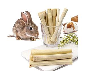 Dbeans Flourithing 150G Jouet Lapin Nain IntéRieur,Sweet Bamboo,Accessoire Lapin,pour Lapins, Hamster, Cochon d'Inde, Etc., Bambou Doux