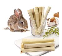 Dbeans Flourithing 300G/10.5Oz Sweet Bamboo,Jouet Lapin Nain IntéRieur,Plante Haute Fibre Molaire Petite Aide,Convient pour, Lapin,Cochon d'Inde,Etc.