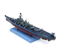 DBEIXIWEI 1:1000 USS Navy BB-67 Montana Class Battleship Model Alloy High-Simulated Nautical Warship Miniature for Home Decoration