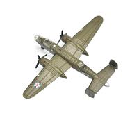 DBEIXIWEI 1:200 US B-25 Mitchell Bomber Modèle en alliage haute simulation d'avion miniature pour collection et présentation