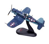 DBEIXIWEI 1/72 F4U Corsair Fighter VF-17 Jolly Rogers Fighter Modèle d'avion miniature avec finition en alliage pour adultes et enfants
