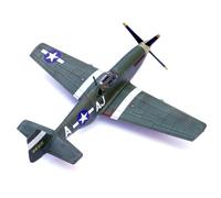 DBEIXIWEI 1:72 WWII USAAF P-51B Mustang Fighter Jet Model Alloy High-Simulated Aviation Objets de collection pour décoration de bureau