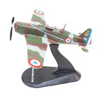 DBEIXIWEI Alliage 1:72 WWII Français Morane-Saulnier MS.406 Modèle de chasseur Mémorial Aviation Aviation Collectible pour Affichage Souvenir