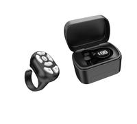 DBEIXIWEI Anneau de défilement pour téléphone DC 5 V avec étui de chargement BT5.3 sans fil pour vidéo, musique, e-book jusqu'à 10 m de connexion