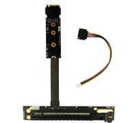 DBEIXIWEI Câble d'extension M.2 NGFF NVMe vers PCIE x16 pour carte graphique M2 NVME GEN4 vers PCI-e 4.0 X4