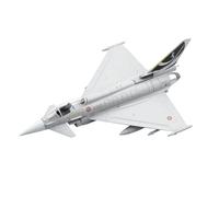 DBEIXIWEI Eurofighter Typhoon EF-2000 Modèle d'avion de chasse en alliage 1:100 pour collection