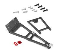 DBEIXIWEI Kit de démolition de bras de grue 1/10 RC pour camion et servo double supports pour camion TRX4 RC et pièces de mise à niveau de remorque