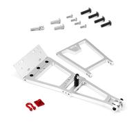 DBEIXIWEI Kit de démolition de bras de grue 1/10 RC pour camion et servo double supports pour camion TRX4 RC et pièces de mise à niveau de remorque