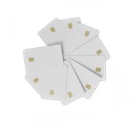 DBEIXIWEI Lot de 10 cartes à puce SLE4442 ISO7816 blanches imprimables en PVC carte vierge ISO7816 Contact RFID Contact Cartes vierges pour carte clé d'hôtel/système de contrôle d'accès