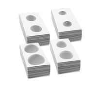 DBEIXIWEI Lot de 200 porte-pièces en carton pour pièces de monnaie de 4 cm, 3,1 cm, 2,5 cm, 52,1 cm, présentoir pour collectionneurs