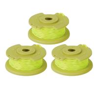 DBEIXIWEI Lot de 3 bobines avec lignes AC80RL3 compatibles avec les débroussailleuses Ryobi One+ 18 V 24 V 40 V à alimentation automatique P2000 RY24021 RY40021