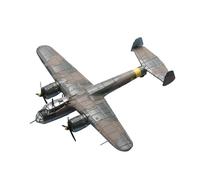DBEIXIWEI Réplique de bombardier allemand Dornier Do 17Z 12 cm moulé sous pression avec support de présentation