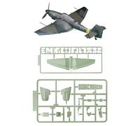 DBEIXIWEI Stuka Ju 87G-1 Bomber Avion modèle d'avion allemand Stuka Ju 87G-1 pour collection (kit non assemblé)