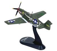 DBEIXIWEI USAAF P-51B Mustang Fighter Model Alloy Finish Combat Avion Souvenir Kit pour adultes et enfants