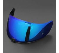 DBGZS Visiere Casque Moto pour HJC C70 FG-17 IS-17 FG-St, Casque Moto Pare-Vent Casque Lentille, Lentille de Lunettes de Casque Remplacement Shield,Normal-D Blue Plating