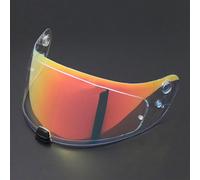 DBGZS Visiere Casque Moto pour HJC C70 FG-17 IS-17 FG-St, Casque Moto Pare-Vent Casque Lentille, Lentille de Lunettes de Casque Remplacement Shield,Normal-B Aurora Red