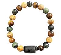 DBHDG Bracelet à perles du zodiaque pour homme - Pulsera Para Hombre lesté avec perles en pierre naturelle, bijou de guérison spirituelle à offrir (Sagittaire)