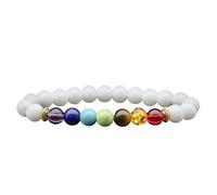 DBHDG Bracelet Pierre Naturelle | Chakra Équilibrant en Pierres Minérales - Bijou Énergétique pour Homme & Femme (type-1)