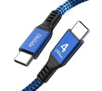 Dbilida Câble Thunderbolt 4 100 W 5 m, 20 Gbps USB 4 K @ 60 Hz, PD 3.0 compatible avec Thunderbolt 3, USB C pour iPhone 17, Hub, Dock, MacBook, SSD, eGPU, Surface Pro, Mac mini M4 / M4 Pro